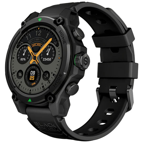 Smartwatch Black Shark GS3 with GPS, Bluetooth, and black strap.