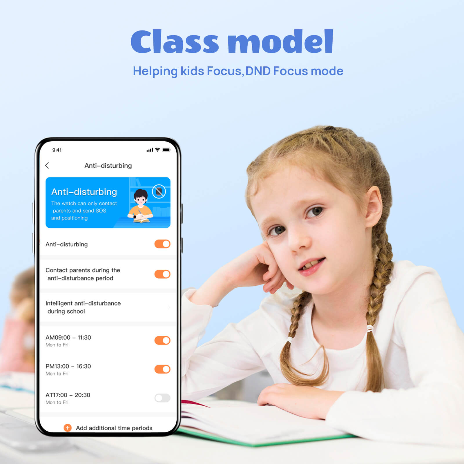 Mibro Kids P6 smartwatch with all-day safety protection and video calls for children.