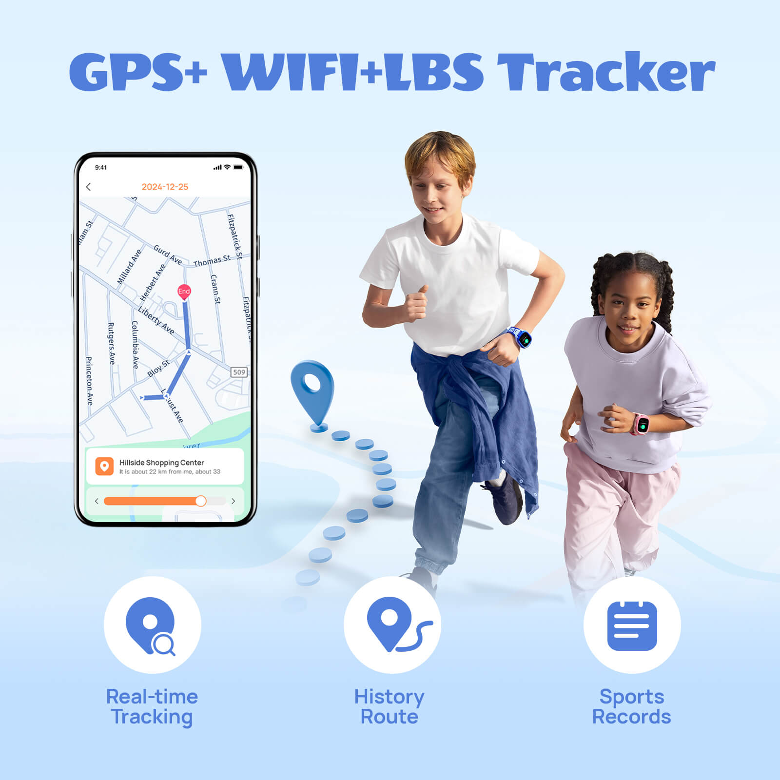 Mibro Kids P6 smartwatch for kids with GPS tracking and video calls.