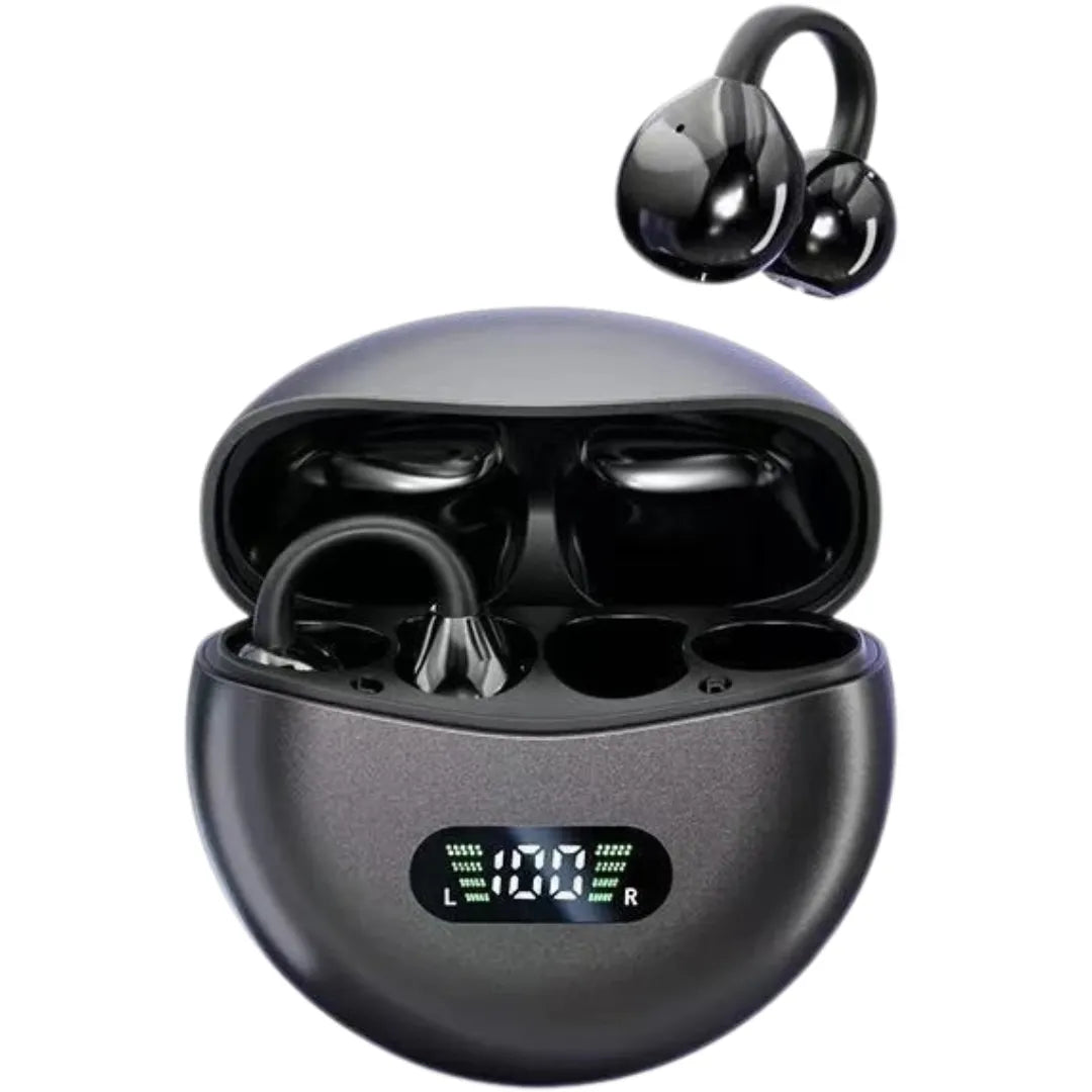 Bluetooth earphones FreeClips Open Ear, comfortable and modern design by Innova Fácil.