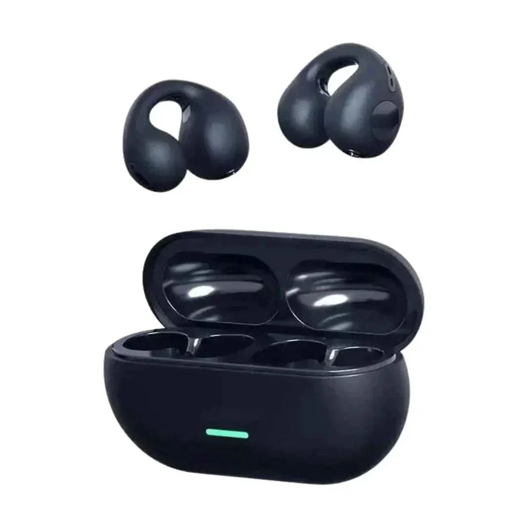 Fones Bluetooth NoiseCancel Pro with active noise cancellation and charging case.
