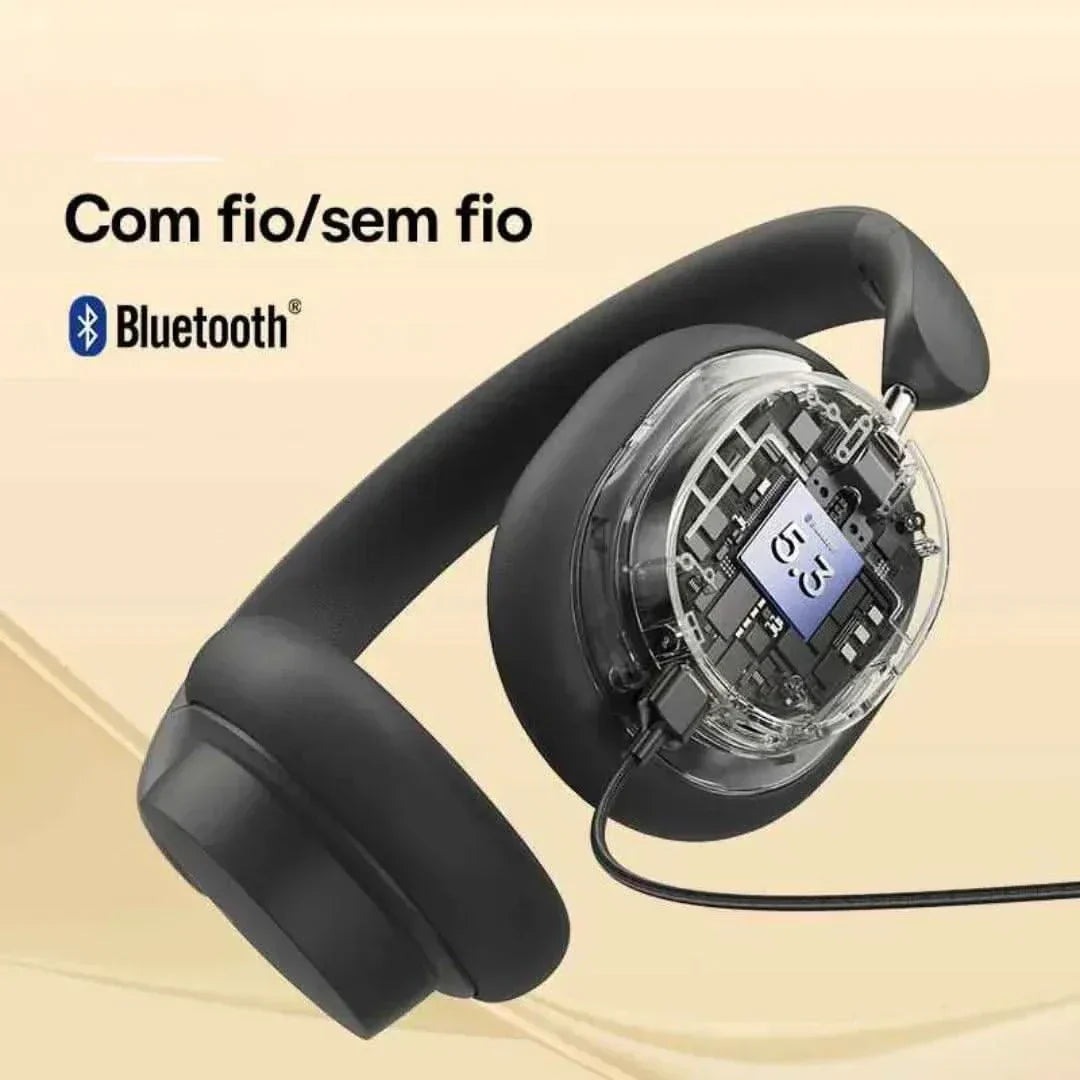 Headphones Bluetooth Over-Ear HarmonyMax with 70-hour battery, Bluetooth 5.3 connectivity, and ergonomic design.