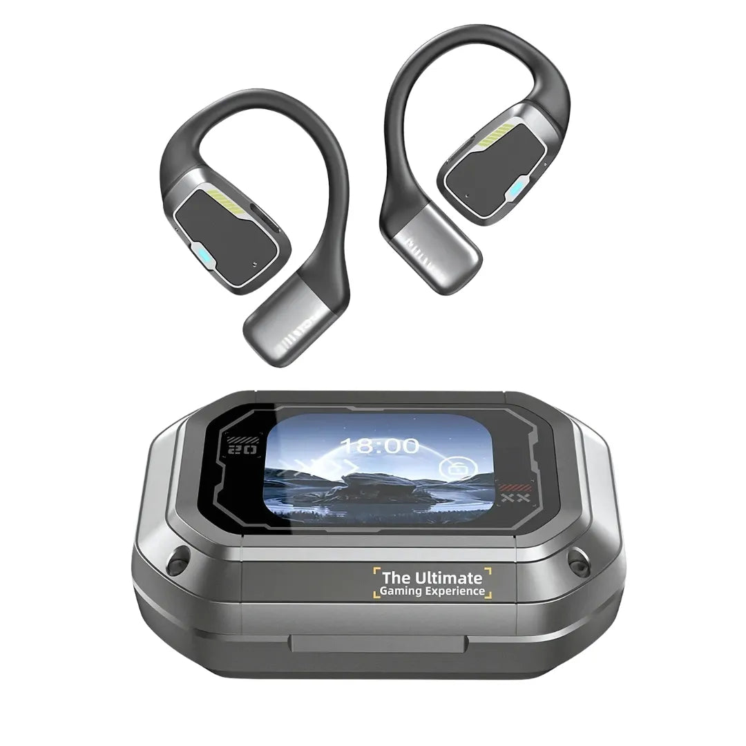 Bluetooth Erazer Ear Hook Translator with Real-Time Translation and Hi-Fi Audio.