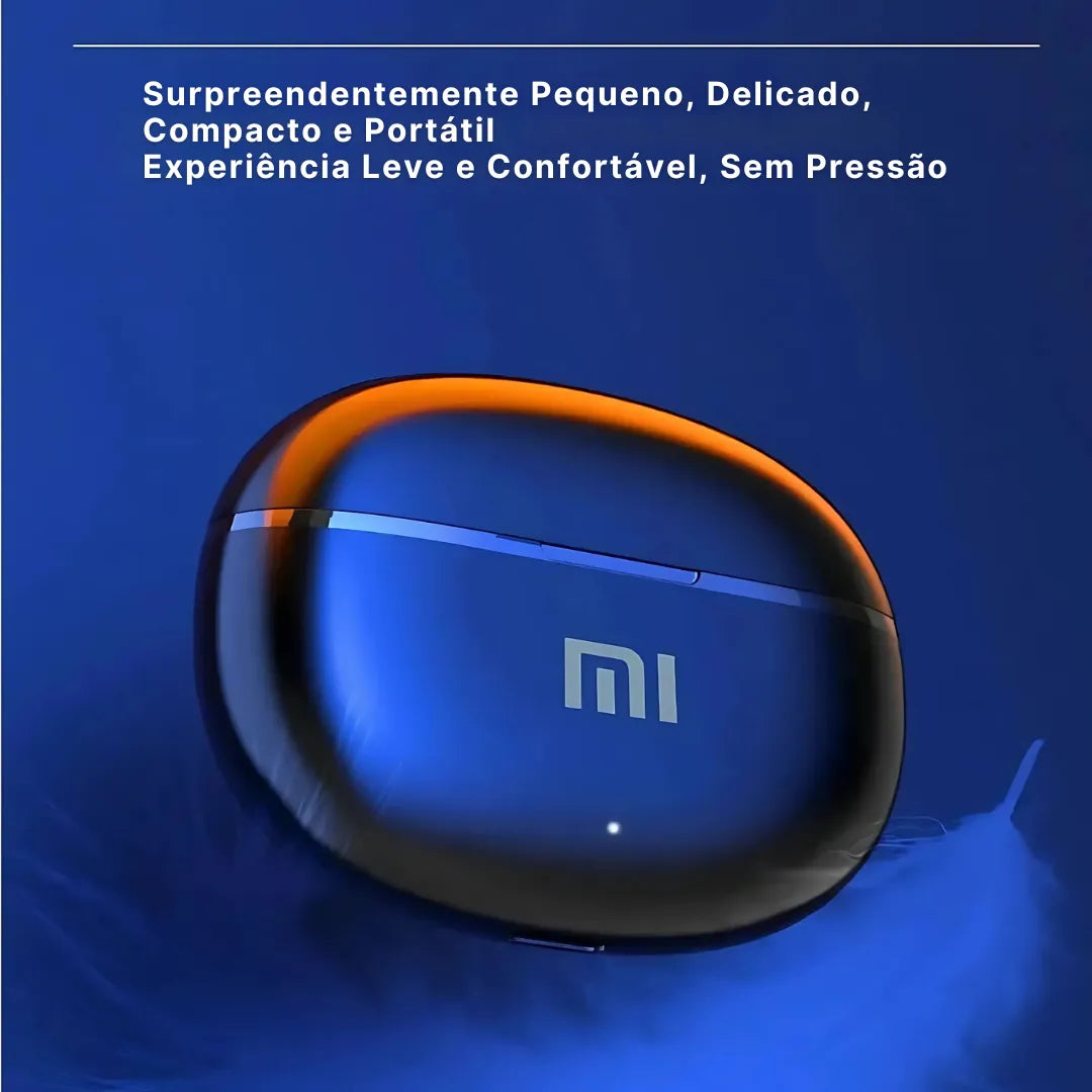 Fones de Ouvido AirSync 7 Bluetooth 5.3 com som imersivo e design ergonômico, Innova Fácil.