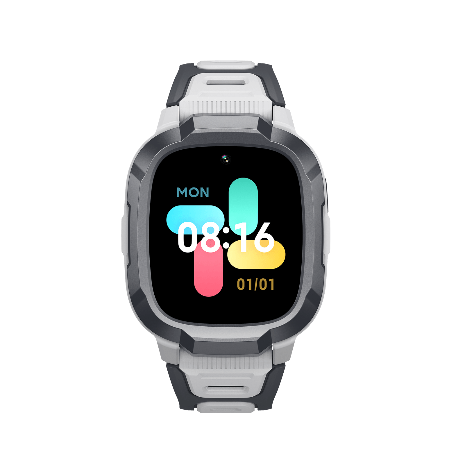 Mibro Kids P6 smartwatch with video calls, 12-day standby, waterproof, and sports modes.